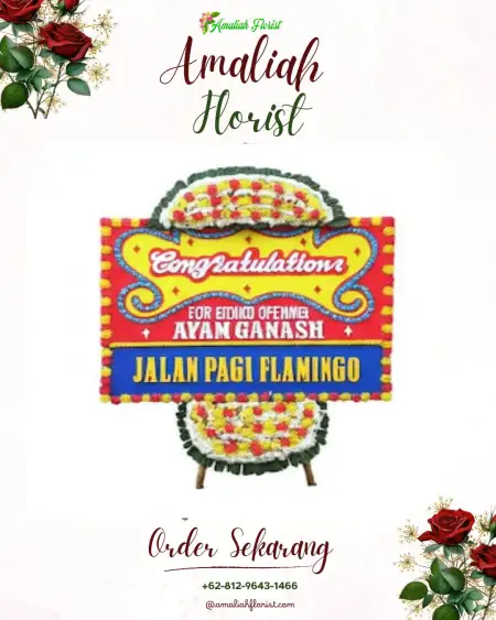 Sewa Papan Bunga Lolong Belanti